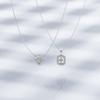 Vendome Aoyama Platinum Diamond Necklace APVN214343DI [Official]