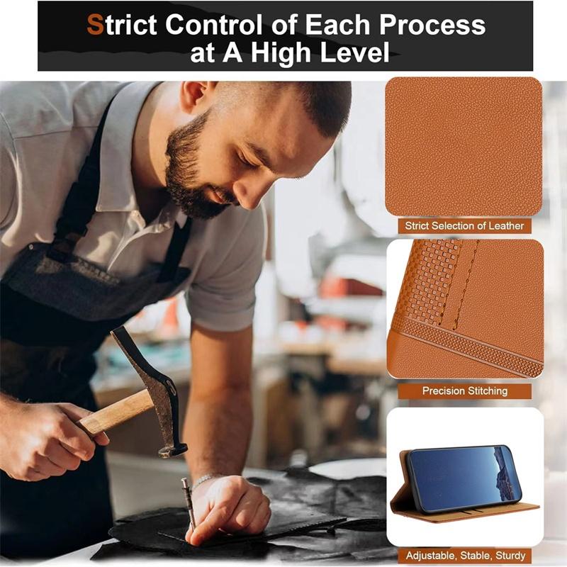 Leather Case for Infinix Hot 30 Play Nfc 40 50 Pro Plus 30i 40i 50i X669 X6835 4G 5G Protective Flip Wallet Cover