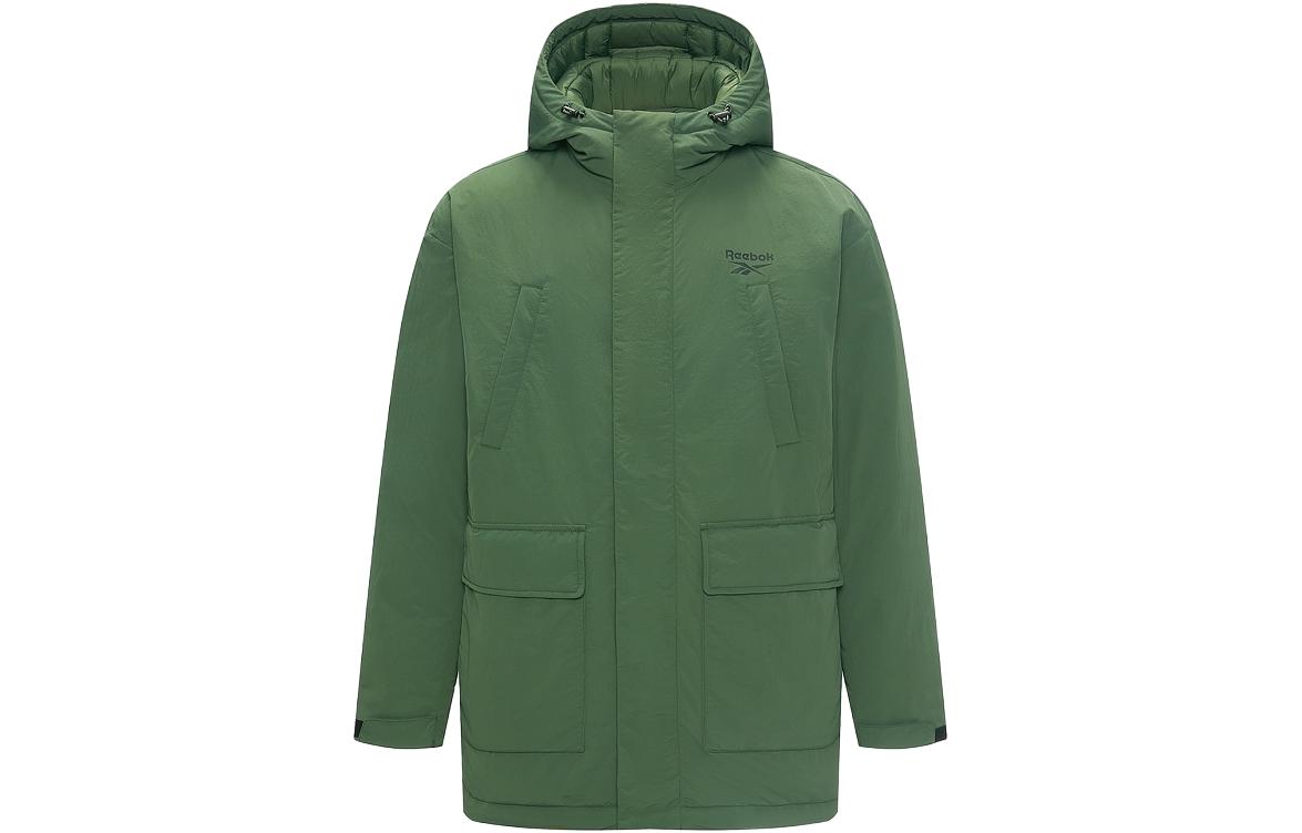 Reebok Down Jackets Unisex Dark Army Green Hooded Moderate Other 23FRC277UGL6 L