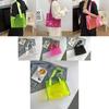 Stylish Simple Shoulder Bag For Women Trendy Pvc Handbag With Inner Pocket