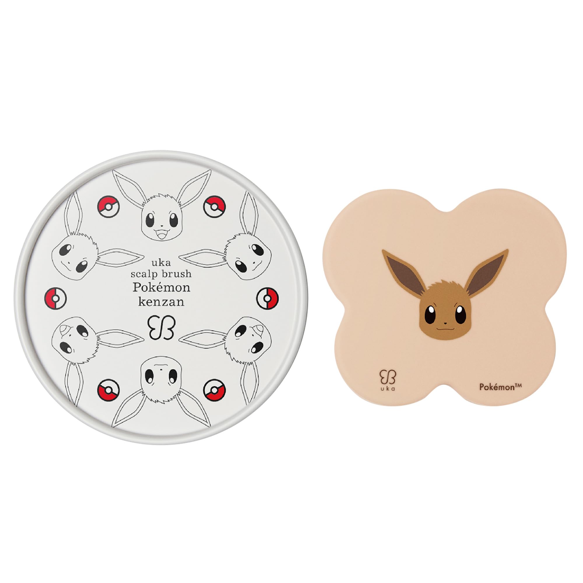 uka Scalp Brush Pokemon Kenzan Eevee Day Gift Scalp Scalp Scalp Shampoo Silicone Promotes Blood Bath [Official] / Mother s / Brush, Massage, Care,