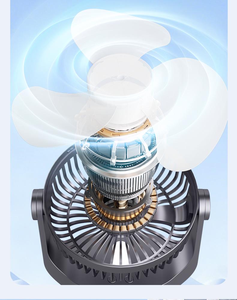 Mini USB Rechargeable High-Speed Desktop Fan: Portable and Powerful