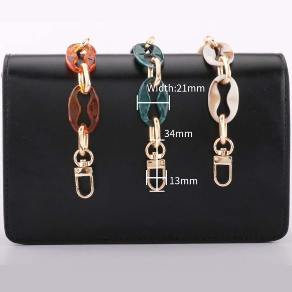Girls Women Acrylic Purse Chain Handbag Bag Straps Replaceable Bag Chain Shoulder Bag Accessories