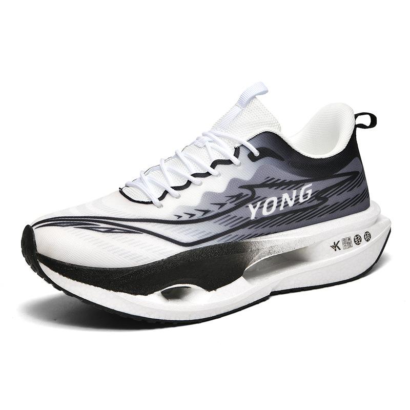 Autumn and winter red rabbit running shoes carbon plate breathable and lightweight sports shoes middle school students marathon sports racing running