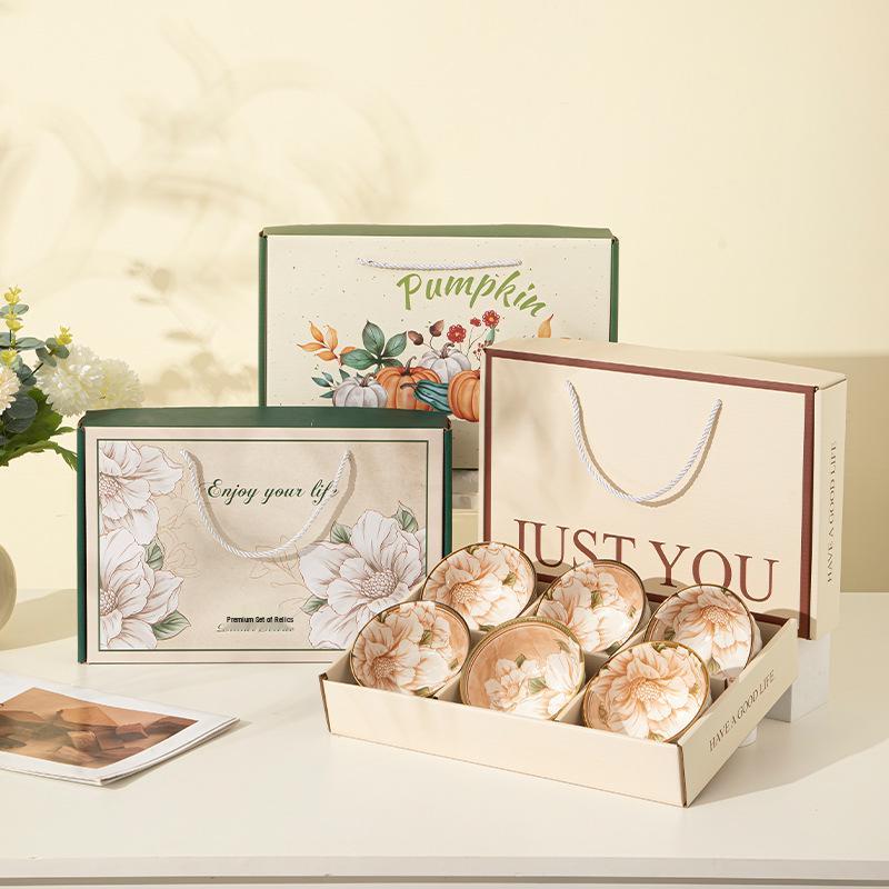 Ceramic Rice Bowl Gift Set - Creative Tableware for Housewarming