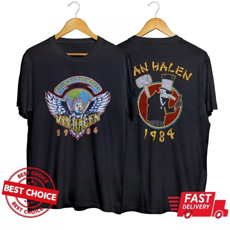 Van Halen tour of the world 1984 Men t shirt S-5XL Unisex T-Shirt XXXXL