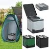 Cestovní přenosná nouzová toaleta do auta s krytem Venkovní skládací kempingová toaleta pro kempování Turistická loď Výlety na pláž