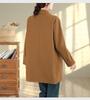 Women's Mid-Length Trench Coat - 2025 Autumn/Winter Korean Style, Casual & Versatile Literary Design