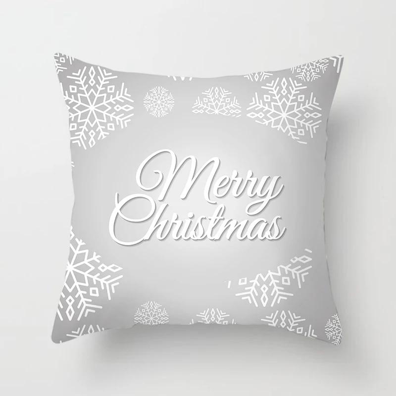 Świąteczne poszewki na poduszki z nadrukiem Świąteczne poszewki na poduszki dekoracyjne do domu Poszewki na poduszki świąteczne