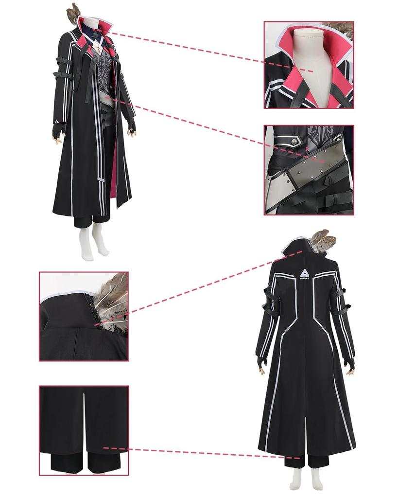 Lauren Iroas Cosplay Wig Included Virtual Liver VTuber Cosplay Costume Full Set Adult Costume Fancy Dress School Festival YouTuber Lauren Iroas