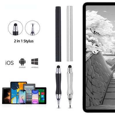 2-in-1-Eingabestift für Universal-Zeichentablett, kapazitiver Bildschirm-Touch-Stift für Tablet, Mobil, Android, IOS, iPad, Xiaomi, Vivo, Oppo, Samsung, Zubehör