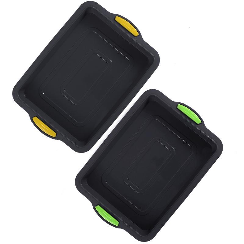 Square Silicone Brownie Baking Mold for Cakes & Bread - DIY Home Baking Pan