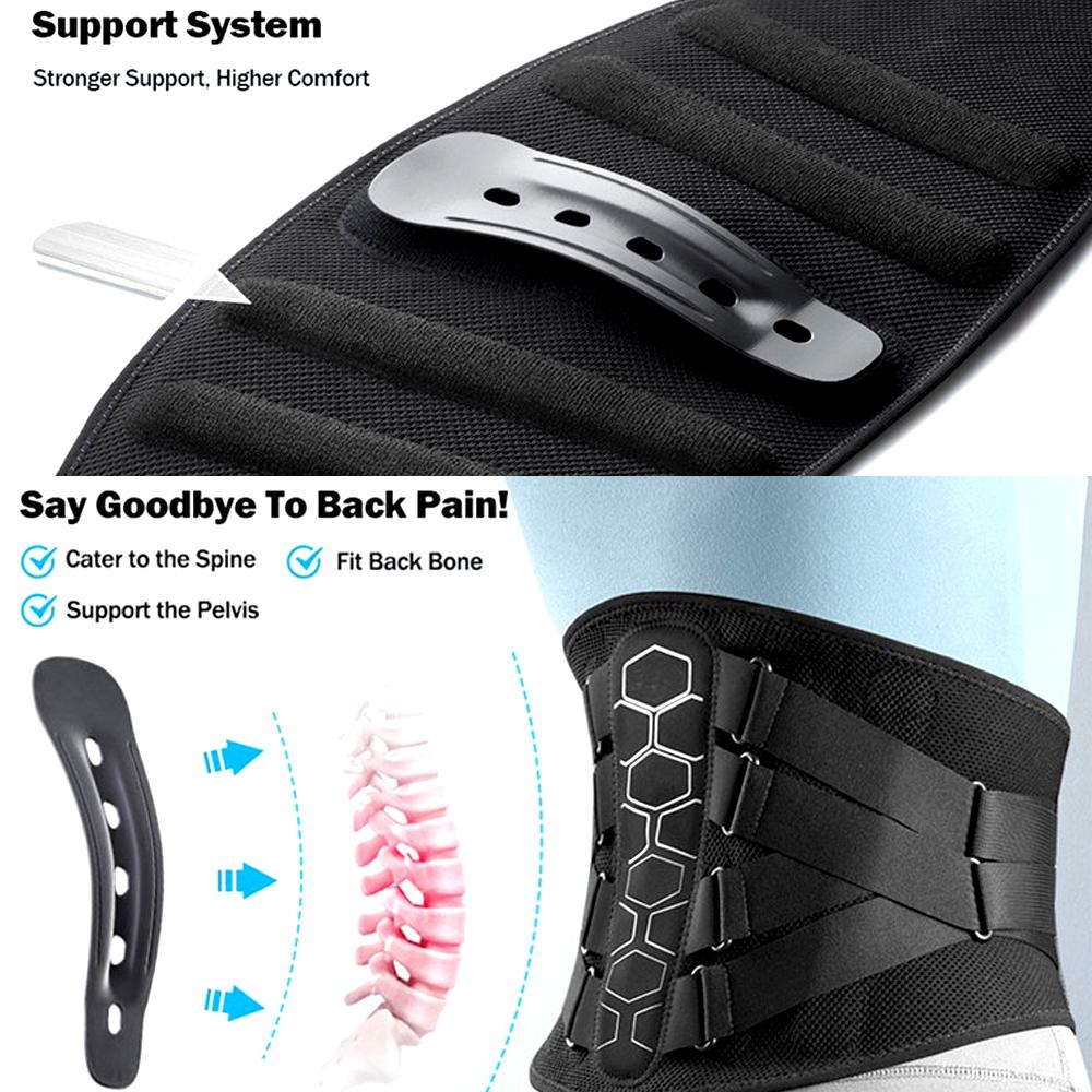 Back Brace For Lower Back Pain Relief Lumbar Support Belt For Men Women Herniated Disc Bionic Design Work