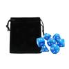 7pc/lot DND Dice Set with Velvet Dice Bag D4,D6,D8,D10,D10%,D12,D20 Colorful Accessories for Board Game,DnD, RPG GYH