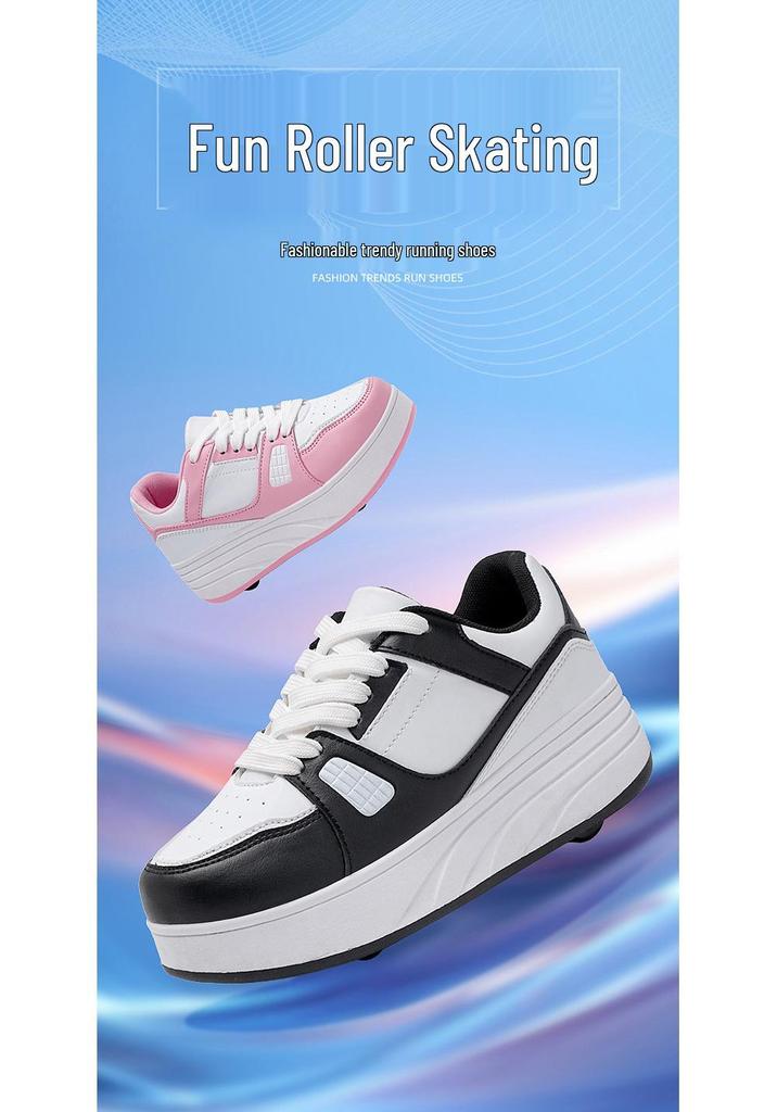 Roller Skate Shoes with Rechargeable LED Lights for Kids and Adults