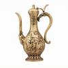 Lidded Brass Spirit Pot ChineseStyle Ornate Vintage for Home Display