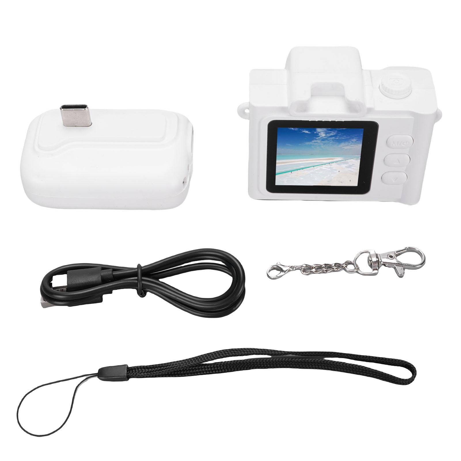 

Small Digital Camera 1080P HD Color Screen Thumb Camera Video Recorder with Keychain Wrist Strap