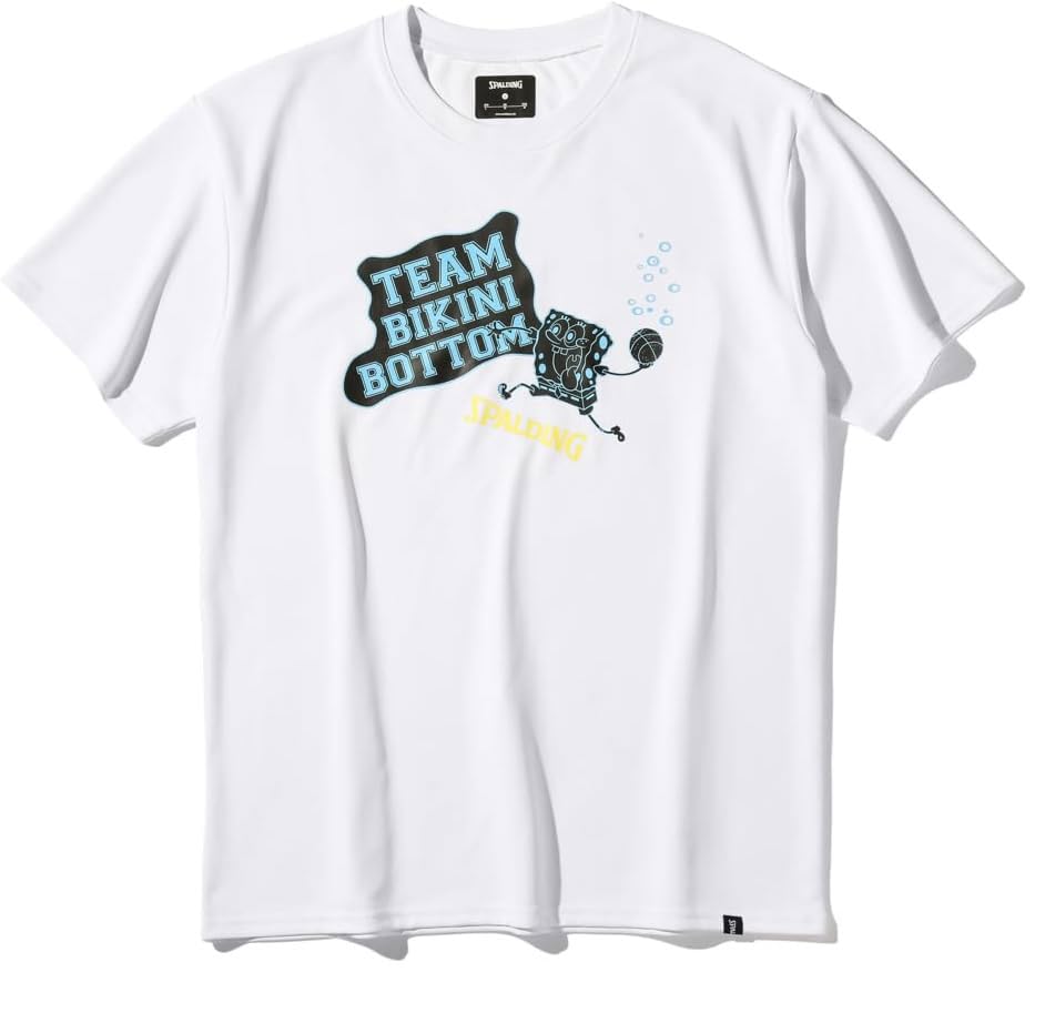Spalding SpongeBob Team Bikini Bottoms T-Shirt White Size Small SMT25048S 7980₽