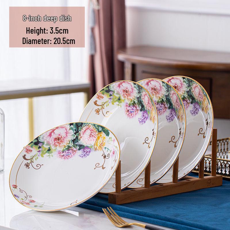 

Handun Gilded Mist-Gazing Flower Dinnerware Collection