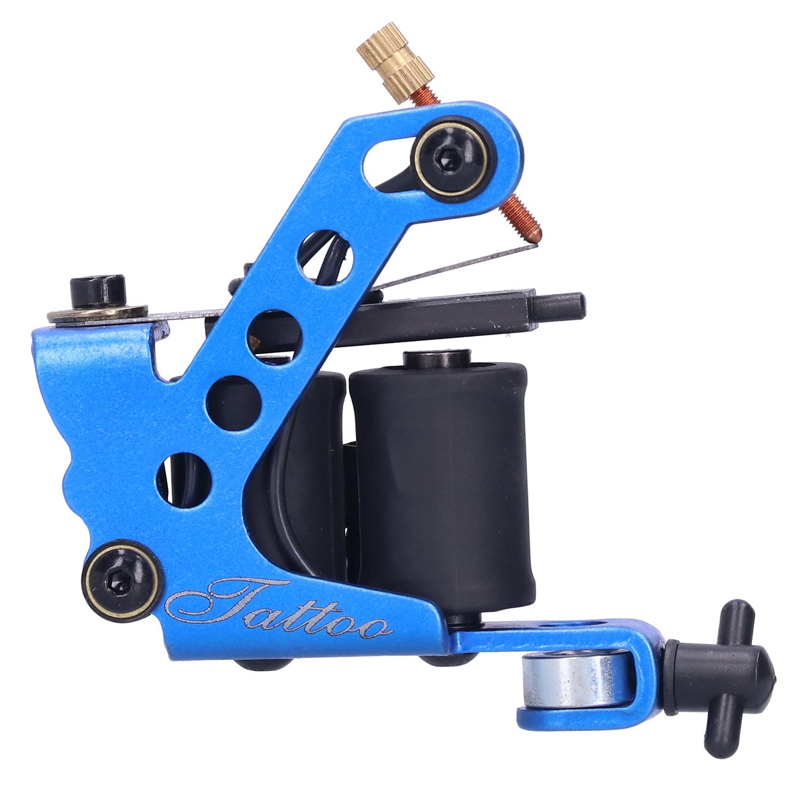 

4-hole Liner Shader Tattoo Machine Портативный сплав Медь Литье Катушка Татуировка Машина