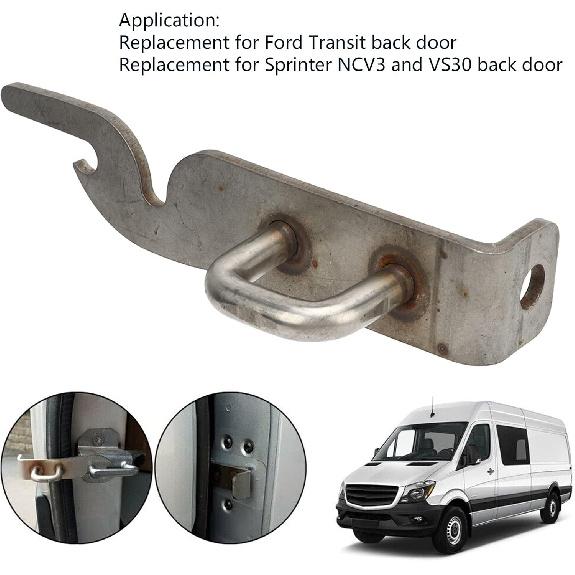 Car Door Prop, Aluminum Alloy Rear Door Prop Car Door Prop Powerful Load Bearing Compatible with Transit Sprinter NCV3 VS30 Back Door