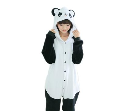 Fantasia Kigurumi Panda Adulto, Pijama Cosplay, Unissex (M)