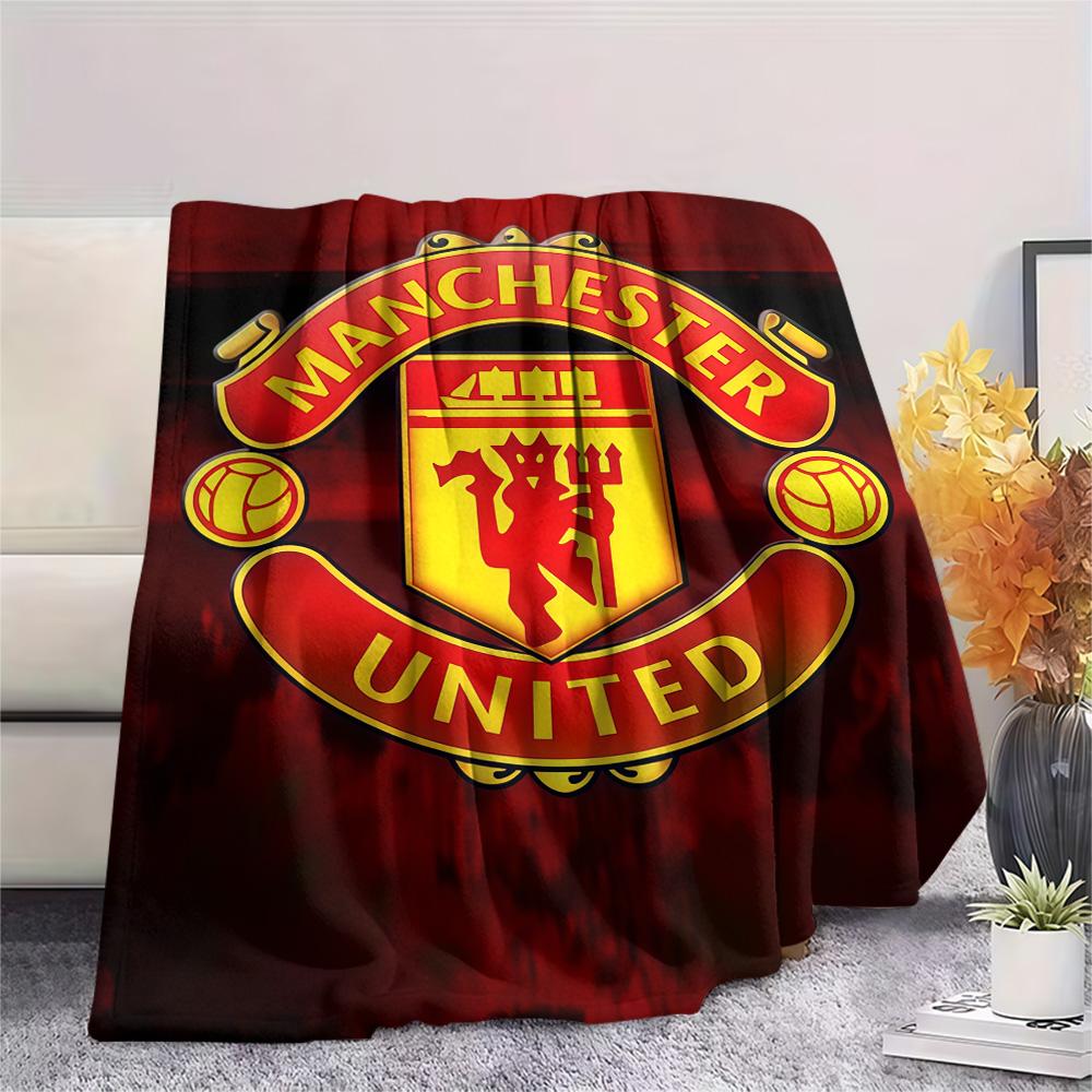 Man Utd Print FlAannel Blanket, High quality Comfortable for All Seasons, Home Decor, Warmth and Comfort