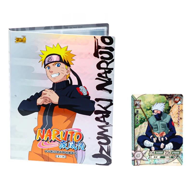 240Pcs New Naruto Anime Game Collection Card Book Anime Peripheral Card Storage Bag Album Xmas Gifts High-Capacity Boy Girl Toys