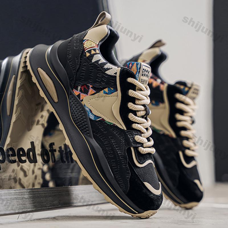 Fashion Men's Shoes 2025 Spring New Fashion Casual Shoes Men Comfort Platform Man Anti-slip Wear-resistant Sport Shoes Zapatillas Hombre