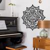 Minimalist Mandala Wall Sticker Self-Adhesive Removable for Bedroom Living Room Entryway Background Home Decor