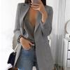 Blazers Coats for Women Elegant Casual Clothing Autumn Winter Shoulder Pads Business Suit Vintage Ladies Jackets Fashion