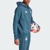 Adidas Italy National Team Football Casual Culture Hoodie Jacket Men Jacket Arctic-Blue IU2118