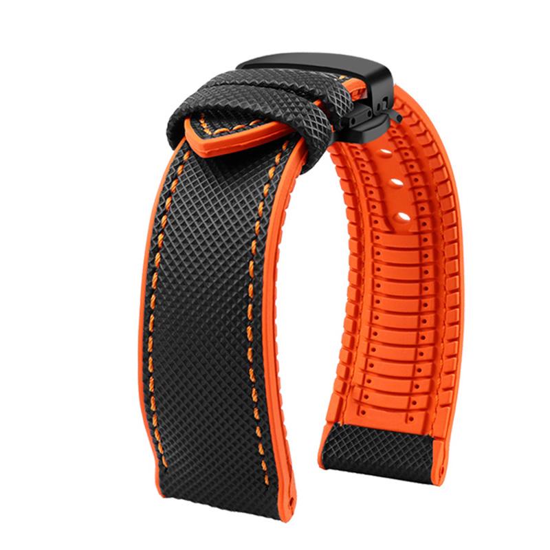 Classic 24mm Sports Nylon + Rubber For Casio PROTREK Mountaineering watchband PRG-600/PRG-650 PRW-6600/ PRW-6800 Bracelet Men Strap