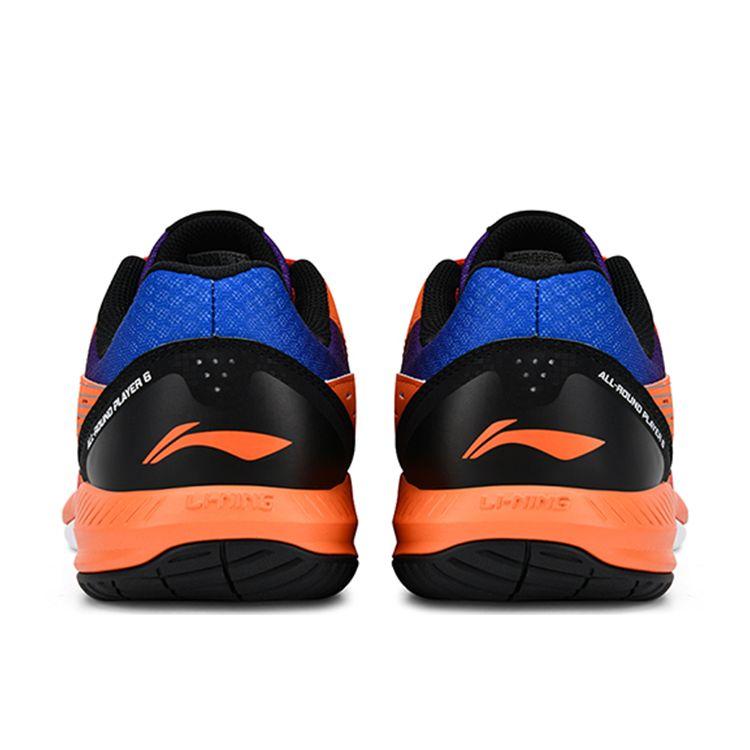 Li-Ning Light Feather Series Lightning Hero 1.0 Comfortable Non-Slip Breathable Low-Top Badminton Shoes Unisex Shoes Crimson Orange Black AYTT035-3