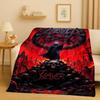 New Slayer Thrash Metal Rcck Music Band Sign Flannel Blanket,Ultra Soft Warm Plush Throw for Home Bedroom Bed Sofa Cover Gift