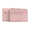 New COACH Coated Canvas Wallet Mini Women's Gold & Pink CZ034-IMPO