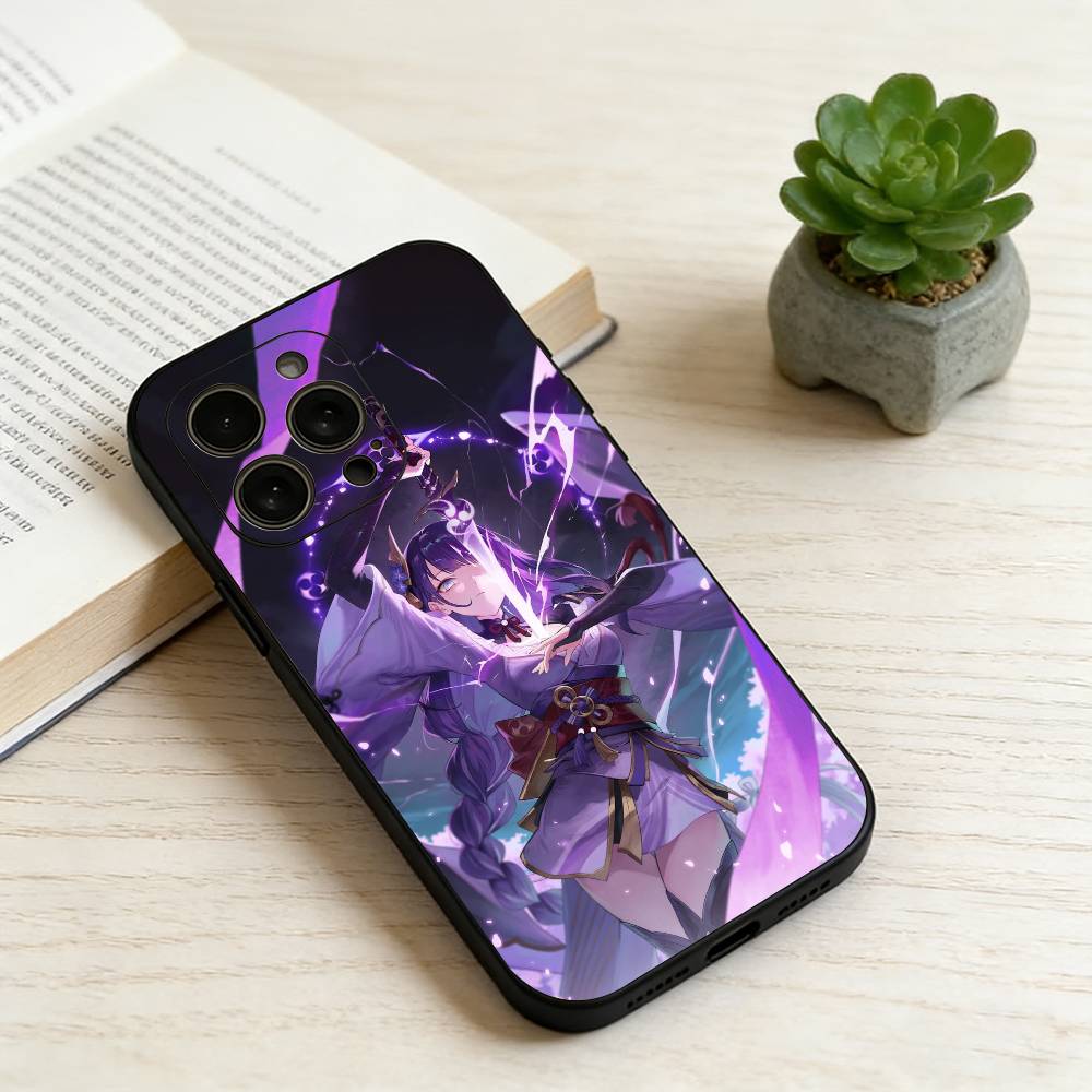 Seven Archons of Genshin Impact Phone Case For iPhone 17, 16,15,14,13,12,11 Plus,Pro Max, Others Soft Black Cover