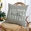 Festive Christmas and Winter-Themed Pillowcases: Gnomes, Trees, and Cozy Text Designs! New Year Home Decoration