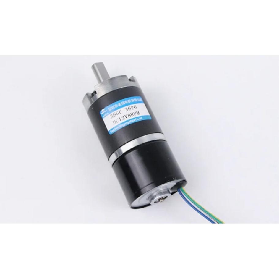 MAX 100KG 36MM 3626 Brushless DC Reduction Planetary Gear Motor 12V 24V 30000hours Miniature Large Torque Speed Regulating Motor