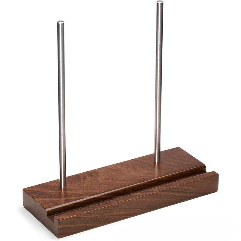 

Деревянная подставка для пластинок Bule Maple, Стойка для хранения пластинок (Черный орех)