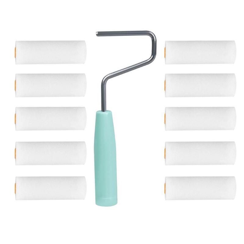 Sponge Cleaning Rollers with Ergonomic Thumb Grip Foam Paint Roller for Tile Glass Plastic Surfaces Maintenance