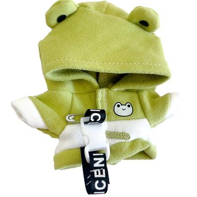 10cm Bebek için Hayvan Kapüşonlu, Yeşil (Kurbağa) - Peluş Kıyafetler, Kigurumi Aksesuarları, Otaku Aktiviteleri, Oyuncak Bebek Maskotu, K-Pop Bebek Kostümü [Kullanılmış]