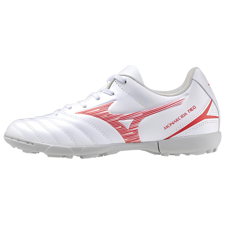 Mizuno Monarcida Neo III Select Jr AS Unisex Kids Football Boots White Radiant Red P1GE242560 34