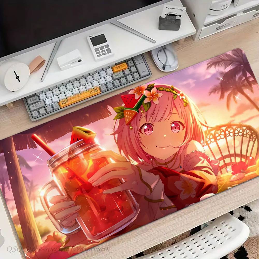 Anime Otori E-Emu Mousepad Non-slip Suitable For Office Computers Laptops E-sports Game Desk Mats XXL Keyboard