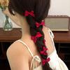 10PCS Bowknot Hair Clips Sweet Ballet Ribbon Bow Hairpins Bang Clip Korean Girls Mini Grabs Clips Headwear Hair Accessories