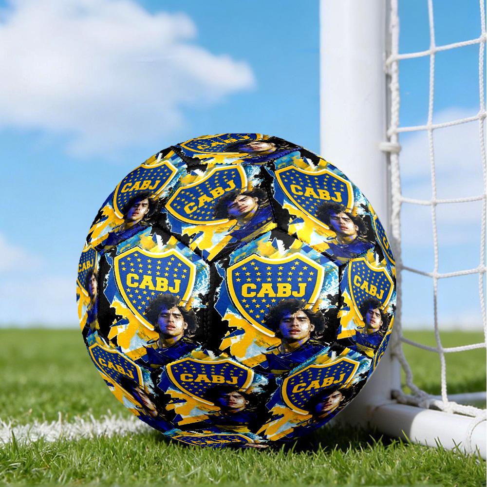 Boca Football Club Printed Size 5 Soccer Balls, High-Quality, Anti-Slip, Protective Football, A Unique Gift , Birthdays, Christmas Gifts