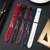 BINLUN Leather Watch Crocodile Leather Quick Release Replacement Watch Classic Handmade Genuine Leather Watch Unisex Band, Pattern, Strap, Strap,