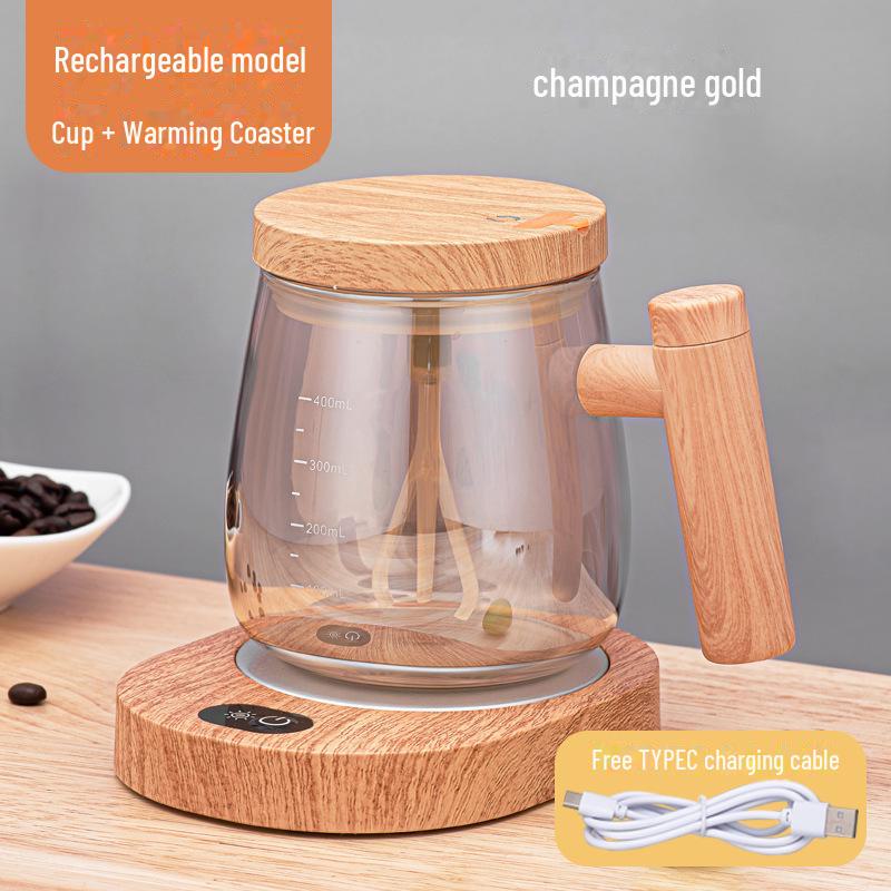 Electric Magnetic Stirring Coffee Cup - Portable, Rechargeable, and Easy To Use