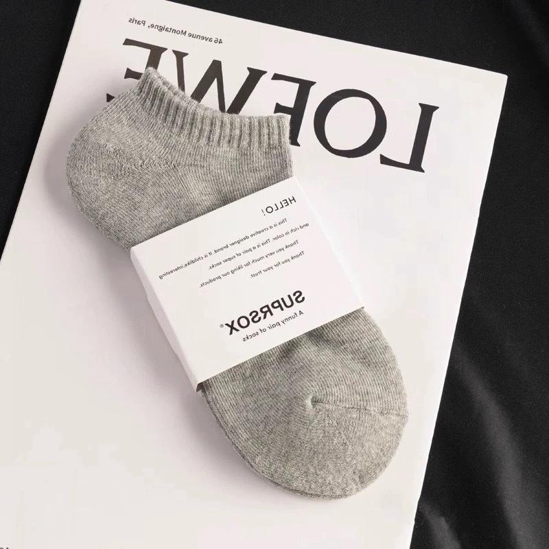 BMW Sports Socks, Boat Socks, Men and Women's Same Style Pure Color Cotton Socks, Men's Socks, Deodorizing Filter, Sweat-absorbent, Spring & Fall Thin