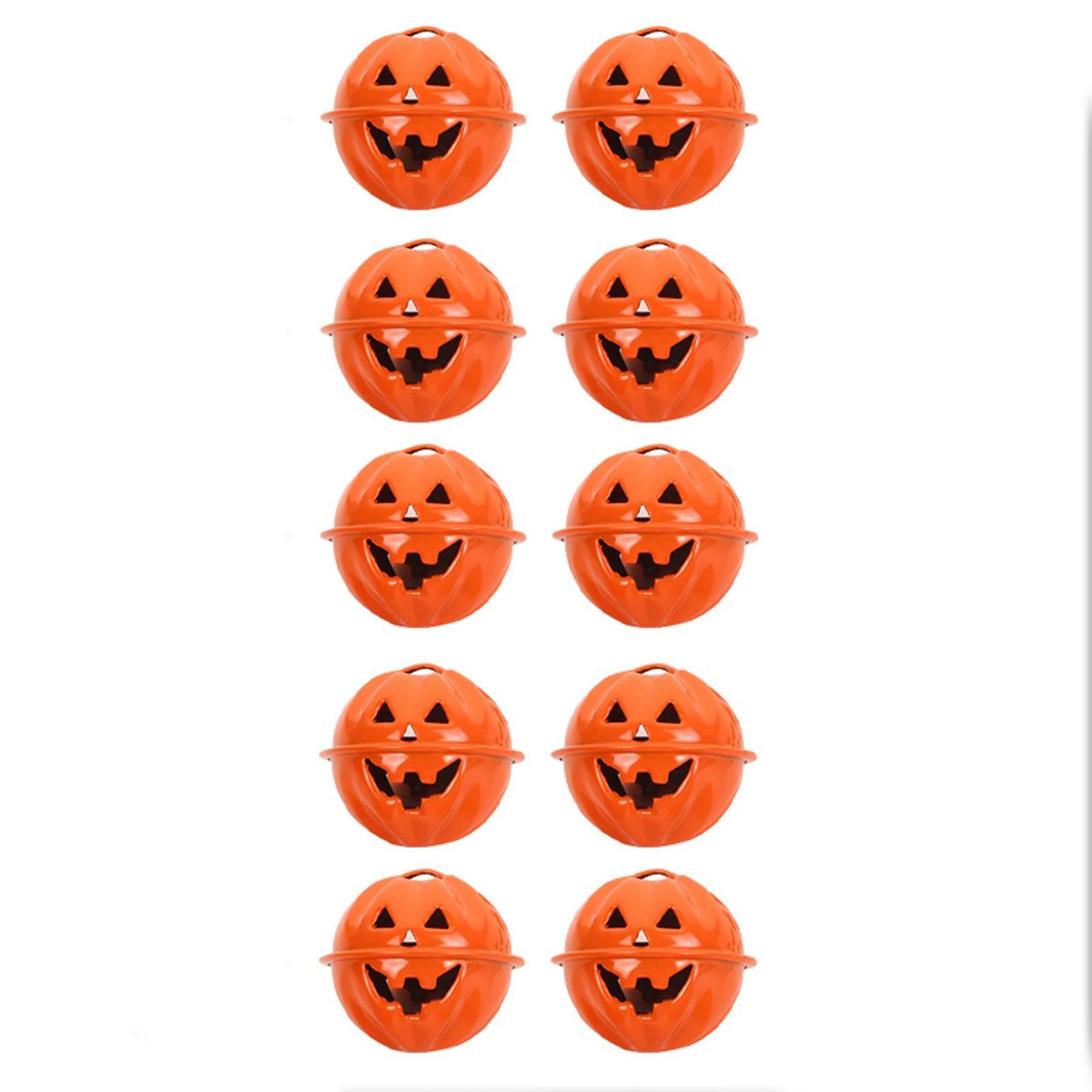 

10 шт., украшение на Хэллоуин, персонализированный забавный колокольчик, брелок для домашнего животного, аксессуары для одежды, кулон One Size оранжевый